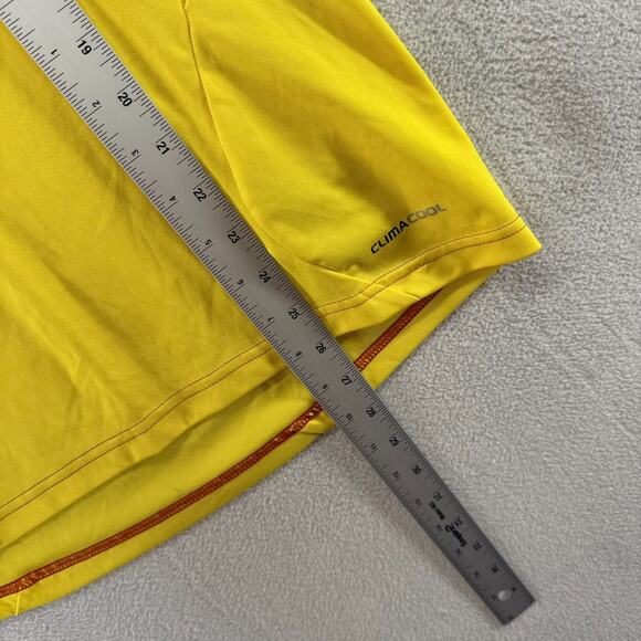 Columbia Soccer Jersey Men's Small Yellow Adidas 2013 Sewn Patch Logo Futbol - Picture 4 of 11